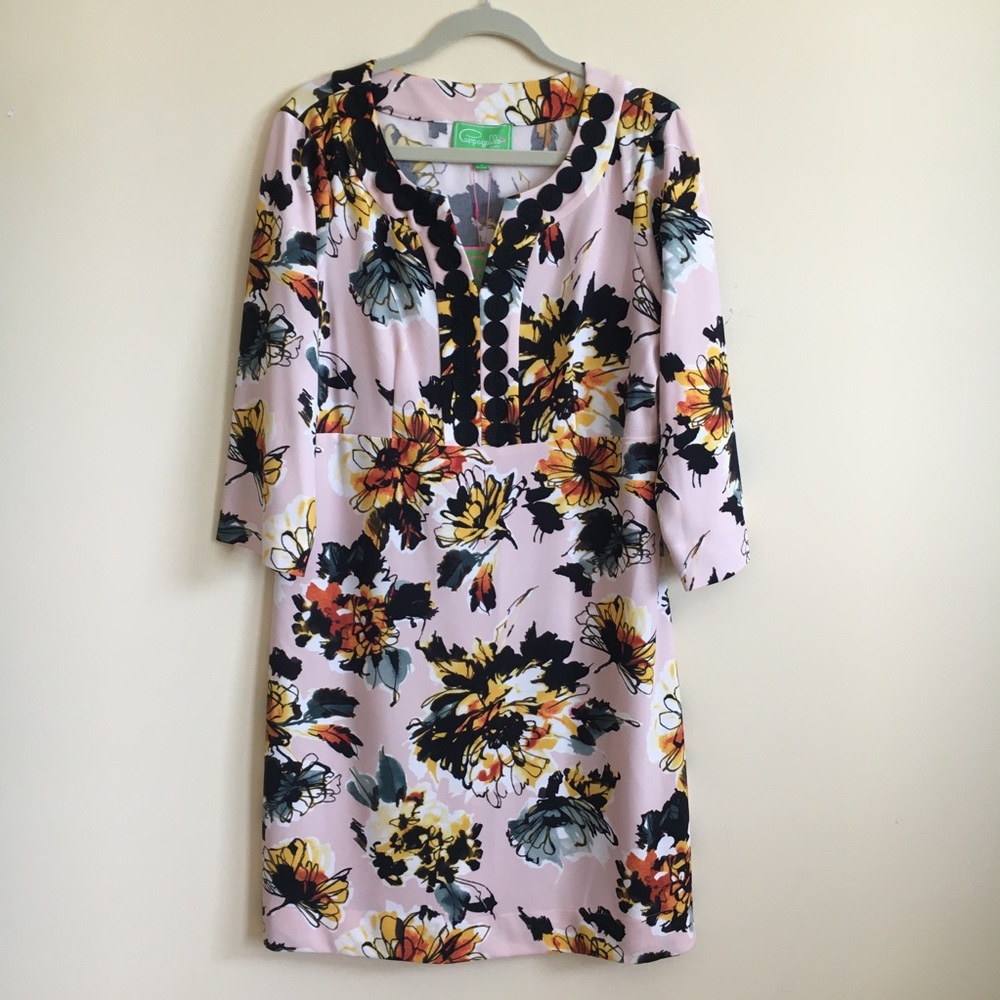 NWT Pappagallo embellished floral dress